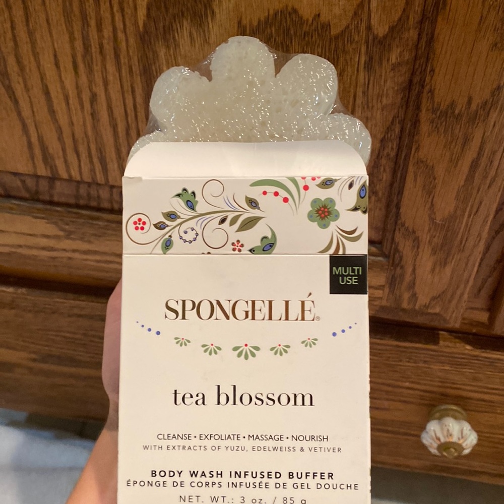 spongelle tea blossom buffer